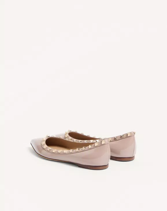 Valentino Patent Rockstud Ballet Flat - Image 4